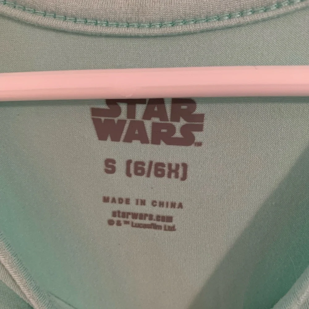 Star Wars The Mandalorian Baby Yoda Grogu Soft Dress Girls Size 6 6X NWOT